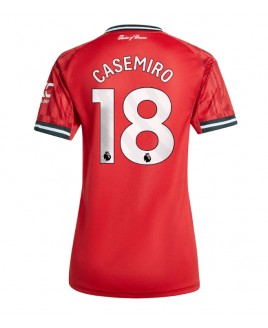 Günstige Manchester United Casemiro #18 Heimtrikot Damen 2025-26 Kurzarm
